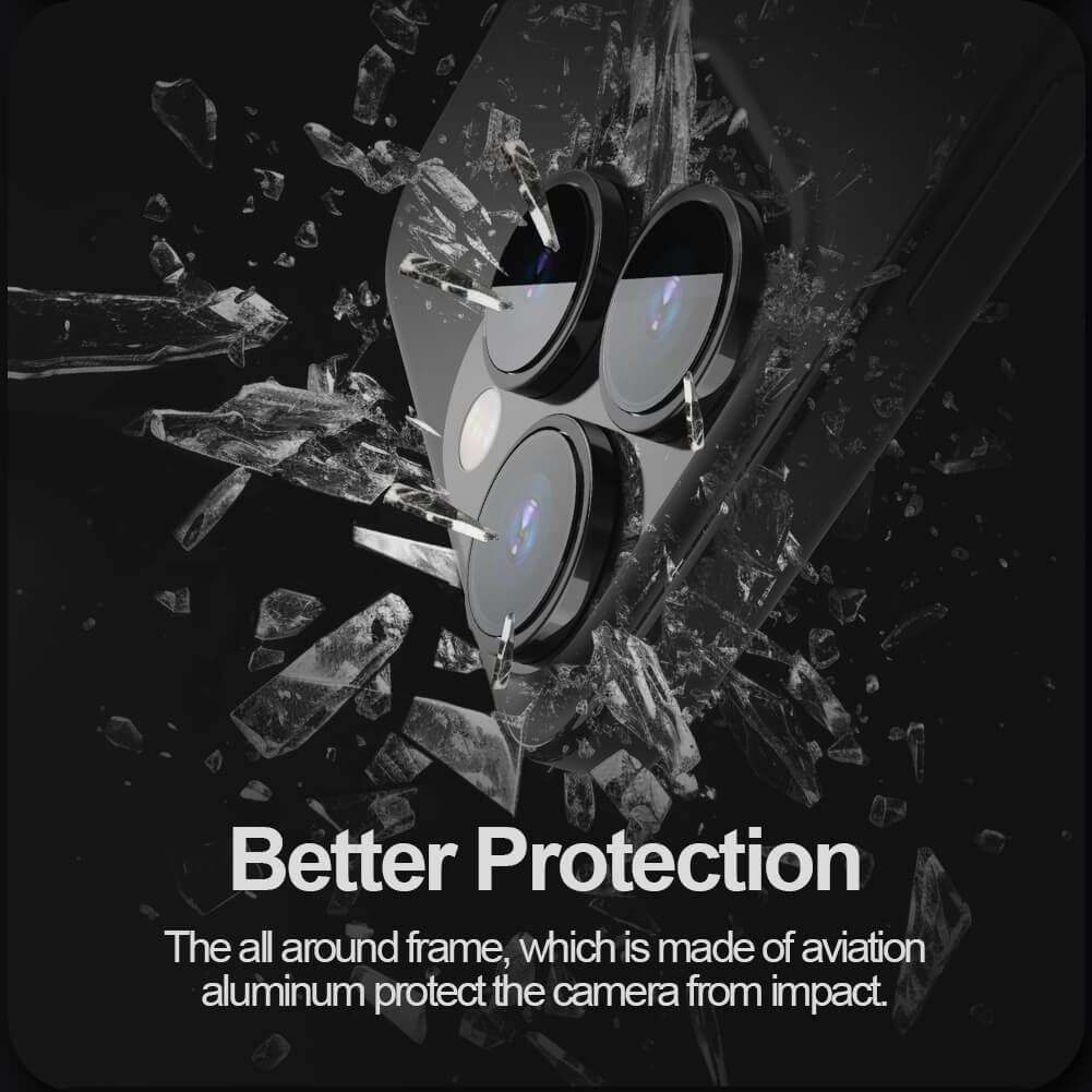 Защитное стекло NILLKIN для камеры Apple iPhone 15 Pro 6.1 (2023), iPhone 15 Pro Max 6.7 (2023) (серия CLRFilm)